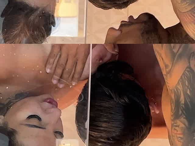 Two Lucky Guys Fucking the Hot Wife of Their Cuckolded Neighbor