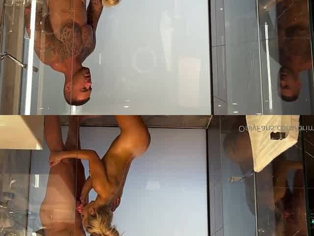 Fit Little Tiny Whore Gets Ruined in Shower