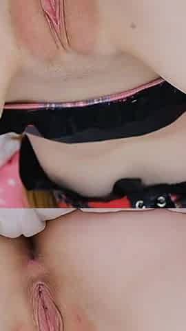 Close Dildo and Finger Play