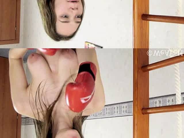 Melani Bree teases me with her hairy pussy