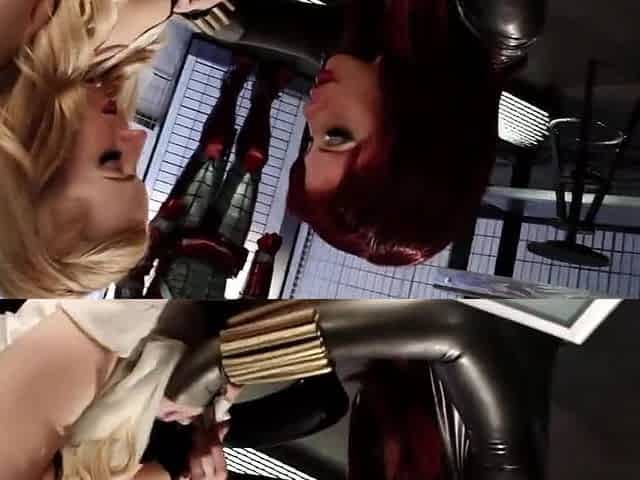 Smokin' hot Lexi Belle and Brooklyn Lee have kinky cosplay sex