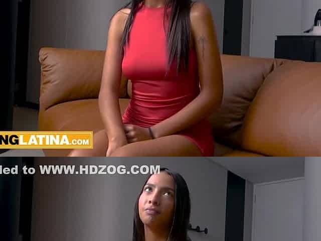 Cute Latina Teen 18+ On A Casting