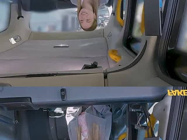 Fake Taxi Large boobs Russian is a tease going commando