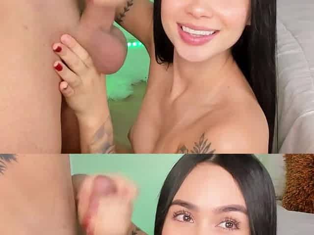 Cute Cutie Gets The one and the other Holes Drilled, This Pretty Latin chick Has A Great Butt.
