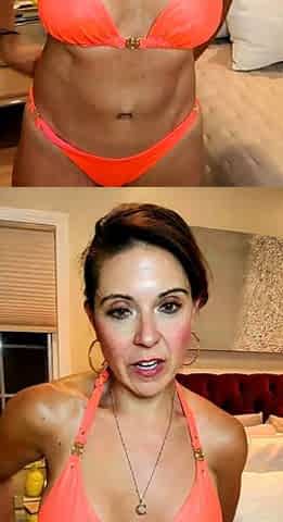 Brunette solo masturbation on webcam