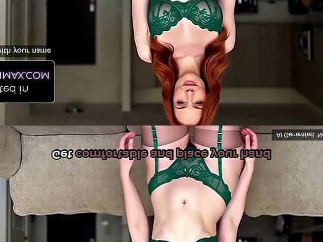 Red head stepmom Stroke instructions whilst we are alone - AI Generated Hawt Stepmom JOI point of view ASMR