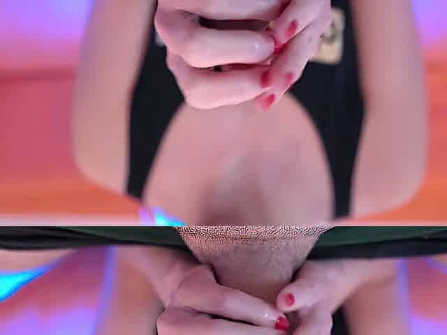 2 CUM TUGJOB in Short Time (That babe's THE MOST GOOD) Xtrade64