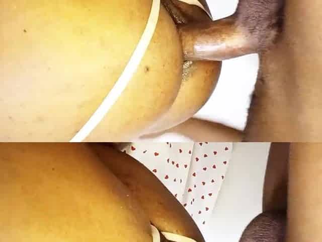 BBC bang constricted creamy vagina