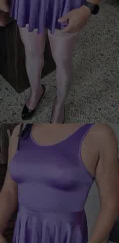 Modeling My Hawt Purple Costume, Now with Red Satin Pants and Using a Sex-toy for Greater quantity Fun