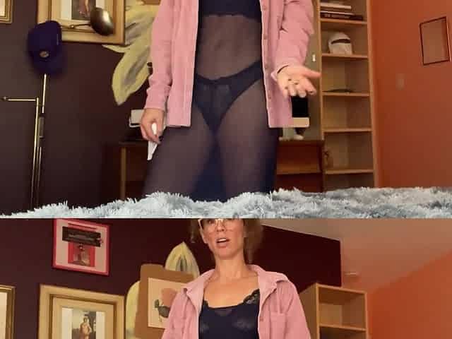 JOI Stepmom Can't Believe She Got Cheated on by Her Husband... She Walks Into Her Stepsons Room Not Knowing He's Home