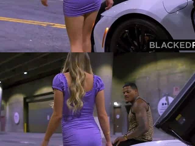BLACKEDRAW Her much loved pass time when her white BF is out o
