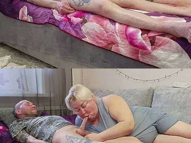 Neighbor Swallows Cum
