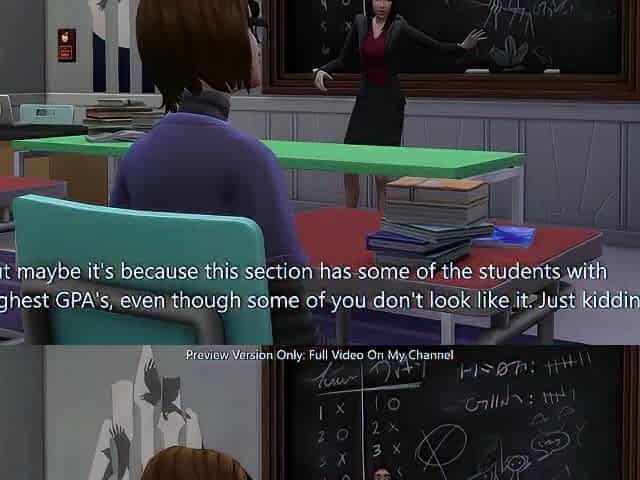 Sexy Oriental Math Teacher Gets Her Vagina Filled With Cum - sims 4 - CG Manga