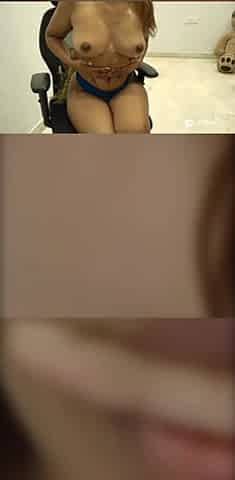 Indian amateur MILF webcam solo