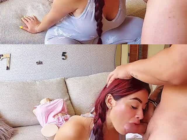 I LEFT THIS DELIGHTFUL LATIN CHICK'S GIANT BOOTY FULL OF CUM! - ALEJA AND AAROON