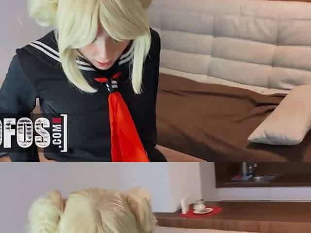 Sweet Little Fox Cosplays Her Black Bull Boyfriend and Gets Her Round Ass Fucked