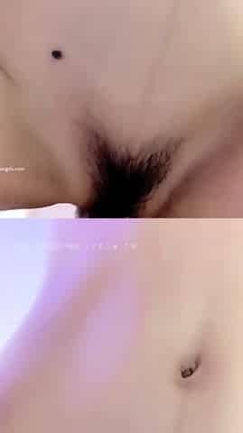 Amateur brunette Michelle with small tit