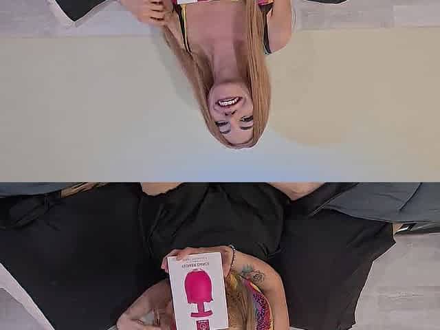 My partner can't use his throat, so FLOWER DANCE gives me the blowjob of the heavens - The bad Peach