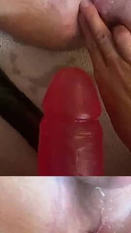 See as I Grab my Hubby by his Thighs and Bang his Cuck Butt so Worthy with my Thick Shlong!