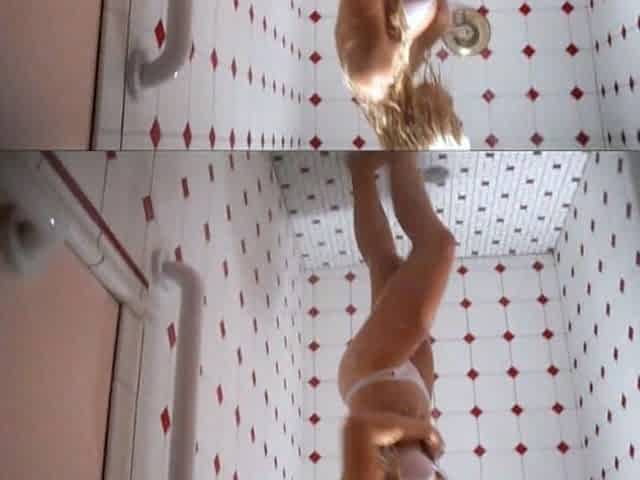 Curly Blonde Teen Records Solo Dildo Masturbation