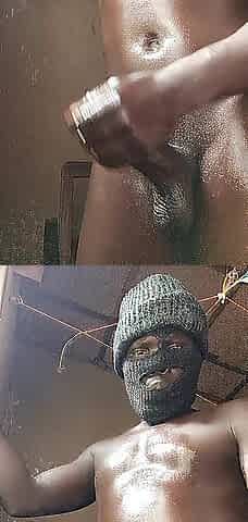 Elementary wats also offload cum from the giant Afro COCK