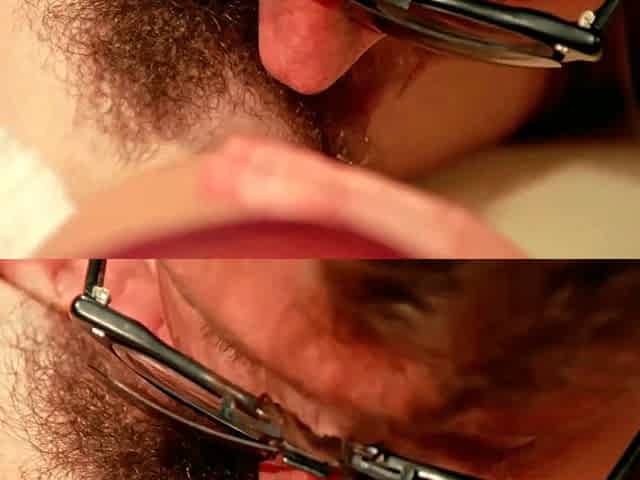 Close Up Balls Licking