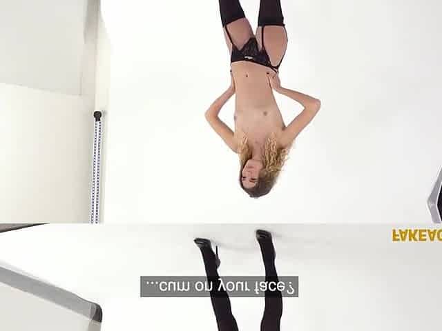 Romanian Darling Takes A Hard Fucking From A Casting Agent - James Brossman And Candice Demellza