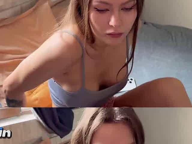 Amateur POV blowjob, step sis squirts, full HD. 18-25. Hot step sis, Alexa PoshSpicy, PCNGl420, Russian, squirt, squirting orgas