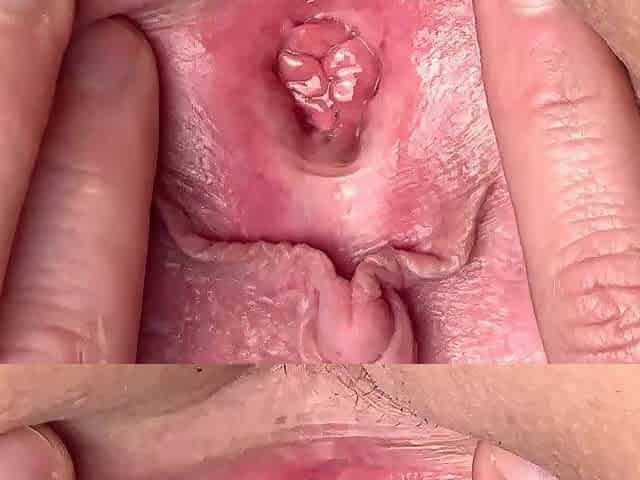 Close Up Widening My Snatch Wide