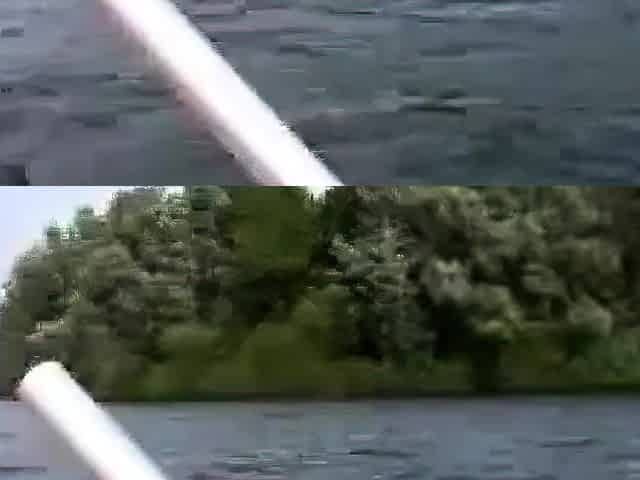 fingering myself to orgasm in a rubber boat