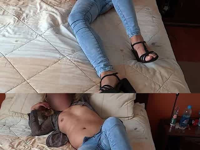 Take out your ramrod and stroke during the time that u see me masturbate, I wanna watch how u cum