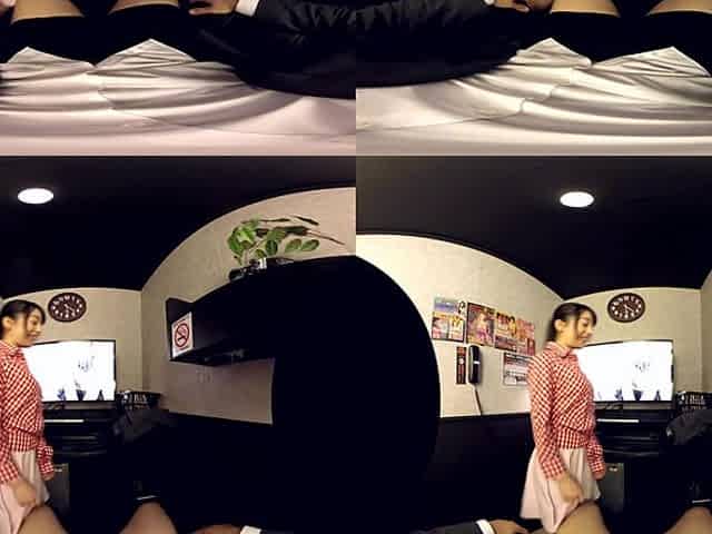 Secret Sex In A Karaoke Box; Japanese Teen Blowjob