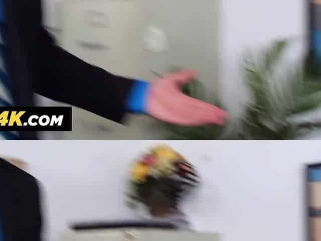 NASTY AMERICA Remy LaCroix 69's her boss on his desk to save her job