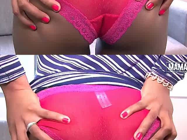 Thick Black Bent Over the Daybed... This chab Oils Her Butt and Hits It Doggy