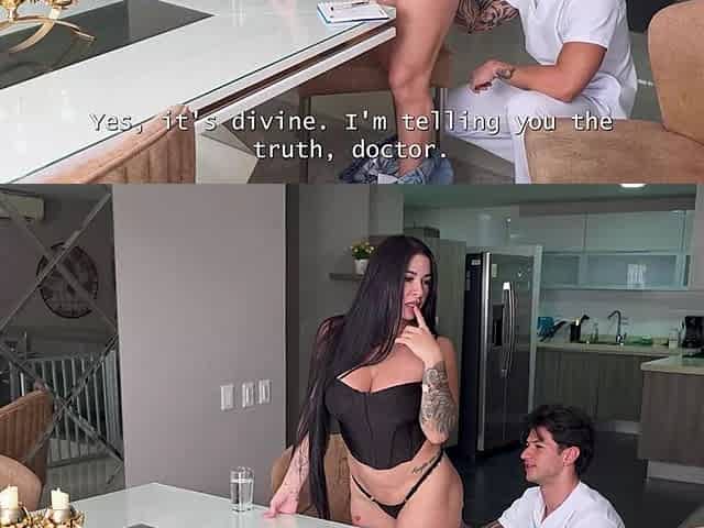 Hot MILF Sucks and Rides a Big Dick When Her Husband Is Not Around, She Bounces Her Huge Tits on My Face
