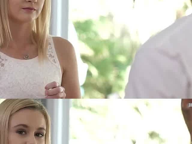 Flat-chested Tiny Stepsister Touches Soft Fleshy Dick - Kenzie Kai