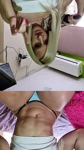 blonde lave her solo masturbate