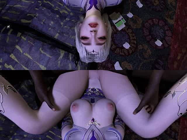 3D Cute Cosplay Super Model Got Fucked by BBC