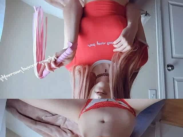 Curly Blonde Teen Records Solo Dildo Masturbation More at