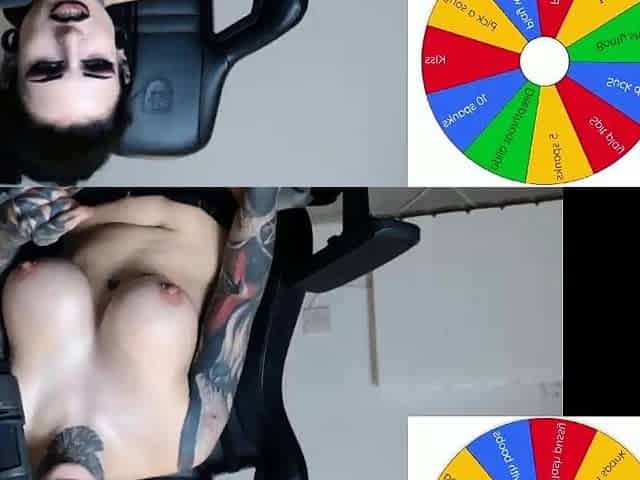Sexy webcam brunette with big boobs