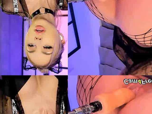 Blonde Dual Cam View by Her Fuck Machine