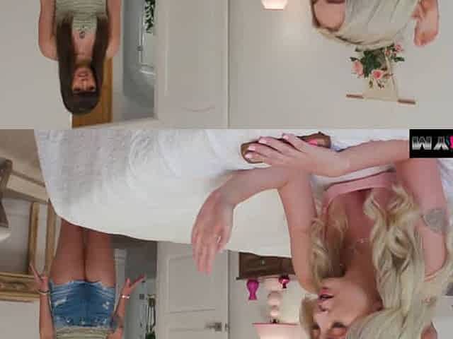 Caught my friend sucking her stepbros dick