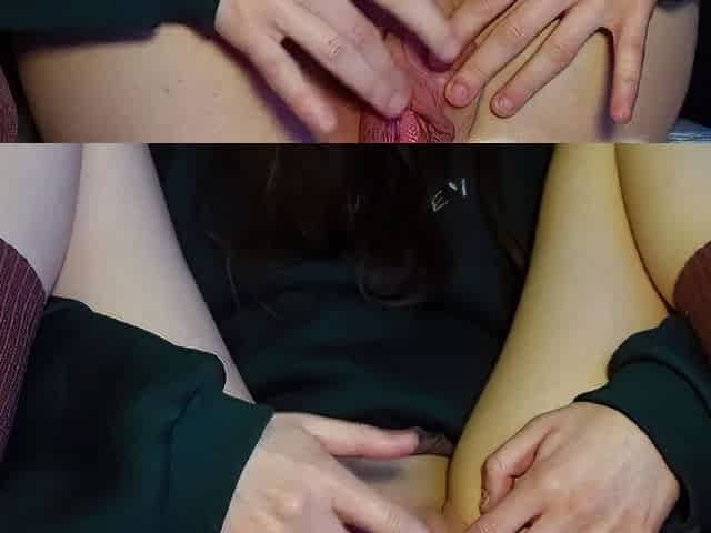 EmmiHill - Skinniest German Teen Fucks her FAT PUSSY Hard