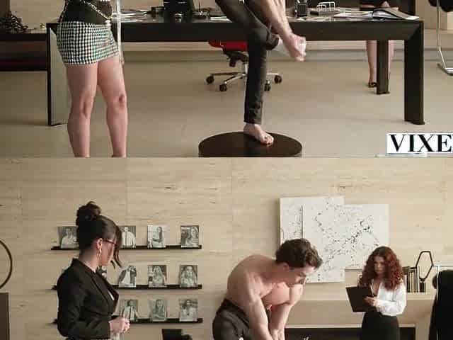 VIXEN Wang-Insane Boss Lady Megan Mistakes Can't Keep Her Hands Off Models Massive Knob