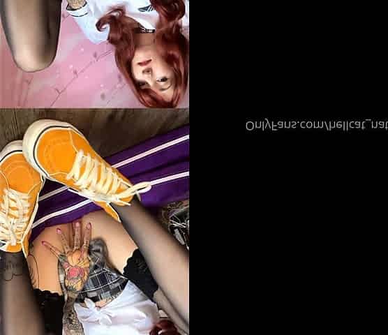 Redhead Teen Outdoor Toying