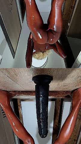 I Couldn't stop Squirting on his Wang (Solo Masturbation)