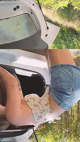 Big-bootied Girl Stranded on the Road Has Outdoor Sex with a Gardener - Max Betancur & Salome Gil