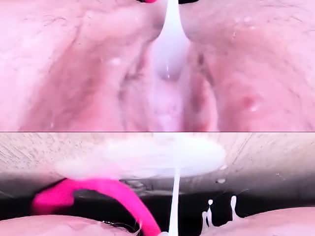 Incredible Open Pussy Closeup Ejaculation in HD