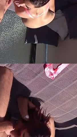 Extremely horny balcony fuck ... the neighbors hear everything!