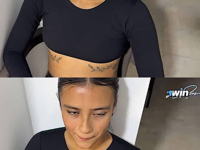 Glamorous brunette hair with braces unfathomable mouths her ally!! and ends up widening her cunt